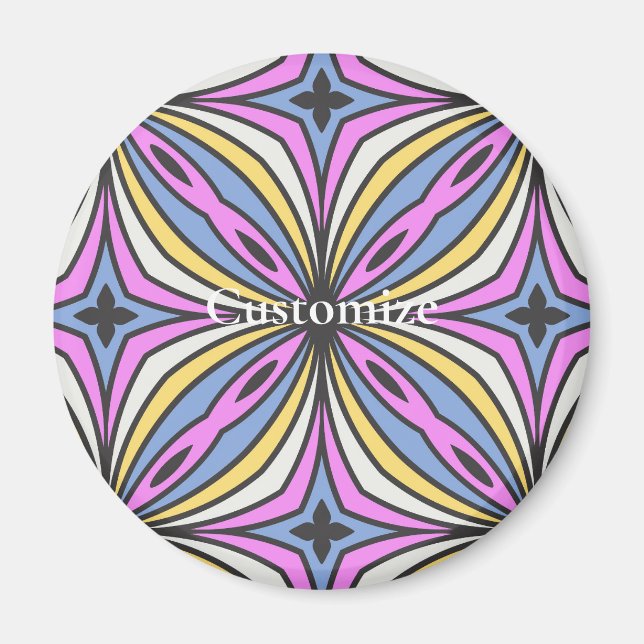 Colourful Flower Petals  Thunder_Cove Magnet (Front)