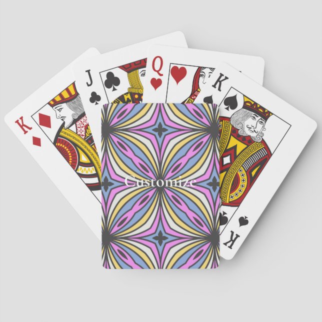 Colourful Flower Petals  Thunder_Cove Playing Cards (Back)
