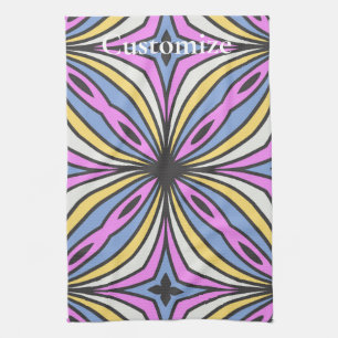 Colourful Flower Petals  Thunder_Cove Tea Towel