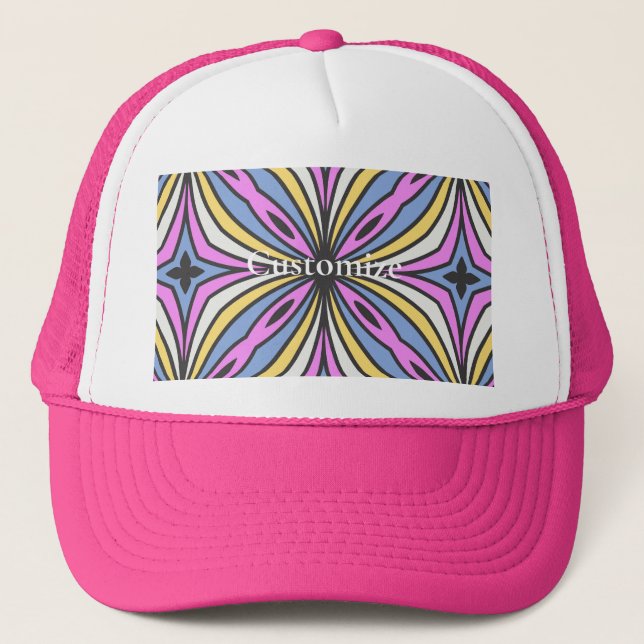Colourful Flower Petals  Thunder_Cove Trucker Hat (Front)