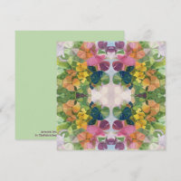 Colourful Flower Petals Watercolor Pattern Paintin