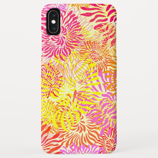 Colourful Flower Print Case-Mate iPhone Case (Back)