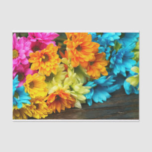 Colourful Flower Tissue Paper