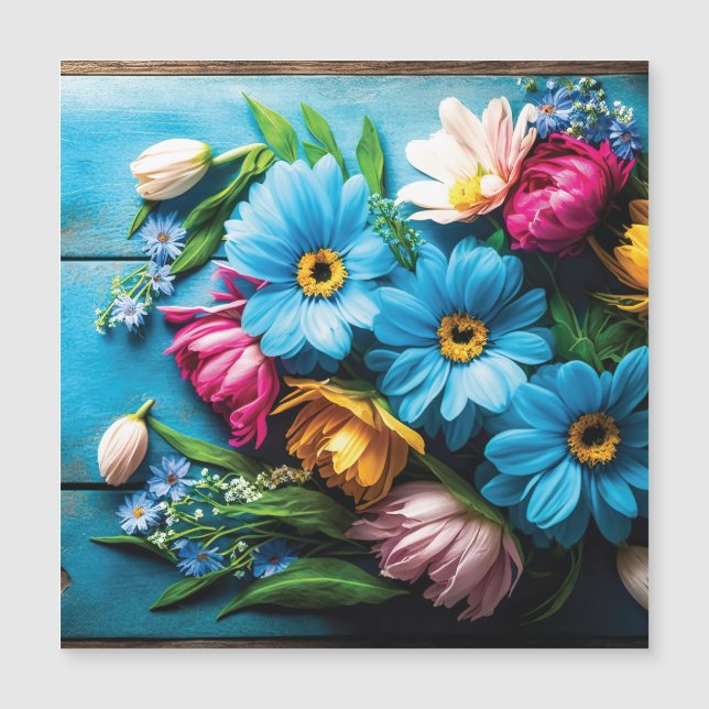 Colourful Flowers (Front)