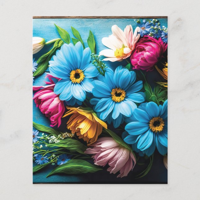 Colourful Flowers (Front)