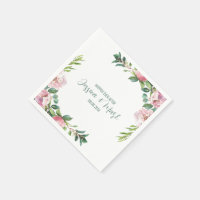 Colourful flowers border wedding design
