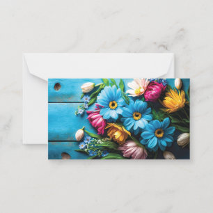 Colourful Flowers Card