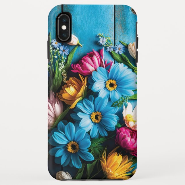 Colourful Flowers Case-Mate iPhone Case (Back)