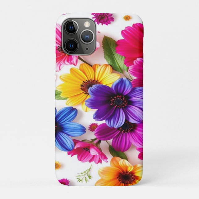 colourful flowers  Case-Mate iPhone case (Back)