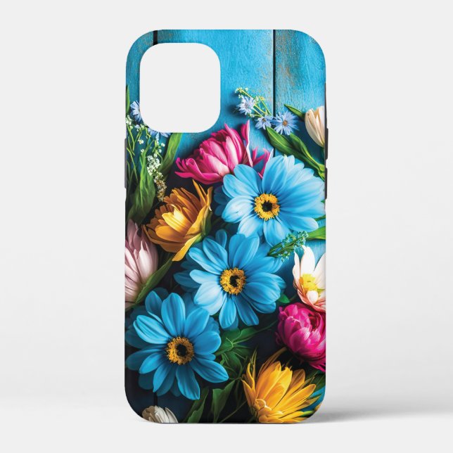 Colourful Flowers Case-Mate iPhone Case (Back)