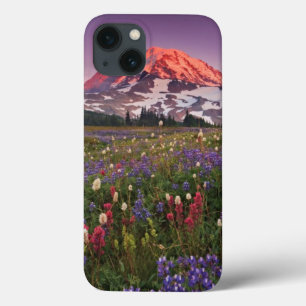 Colourful Flowers in Rainier National Park iPhone 13 Case