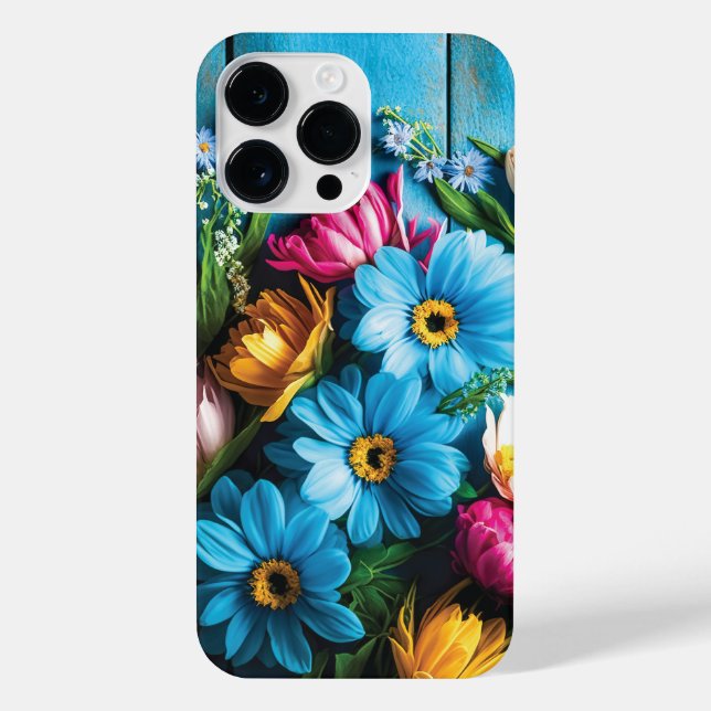 Colourful Flowers iPhone Case (Back)