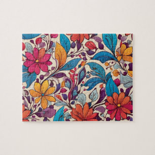 Colourful Flowers Jigsaw Puzzle