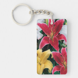 Colourful Flowers Key Chain