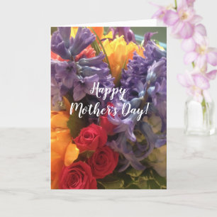 Colourful Flowers Mother's Day Card