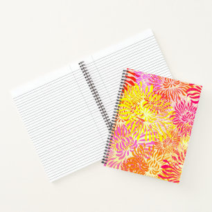 Colourful Flowers Notebook
