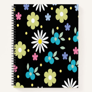 Colourful Flowers Notebook