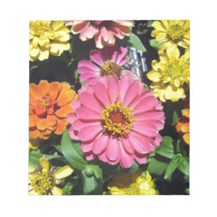 Colourful Flowers Notepad
