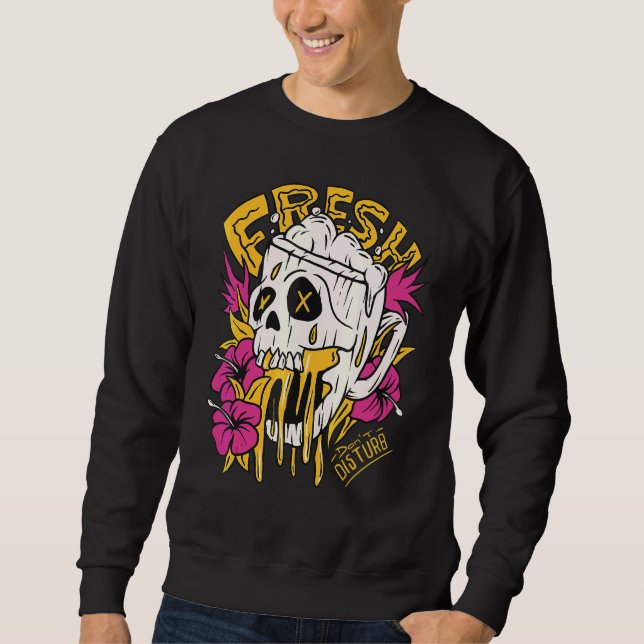 Colourful flowers of imagination 9 sweatshirt (Front)