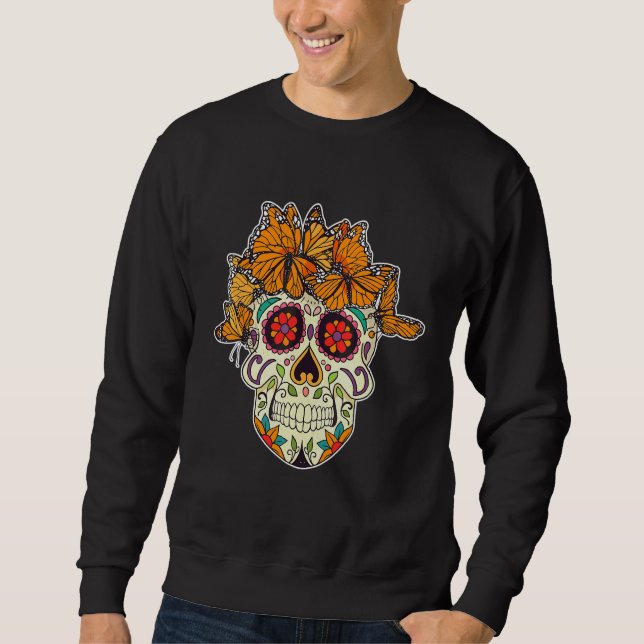 Colourful flowers of imagination sweatshirt (Front)