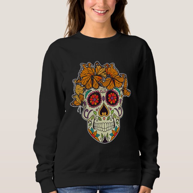 Colourful flowers of imagination sweatshirt (Front)