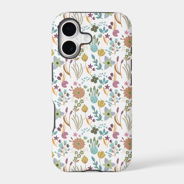 Colourful Flowers Pattern (Back)