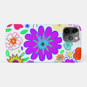 Colourful Flowers Pattern Case-Mate iPhone Case