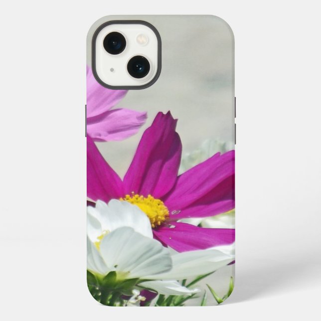 Colourful Flowers (soft) iPhone Case (Back)