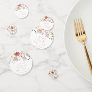 Colourful Flowers, Wildflowers, Boho, Bridal Showe Confetti