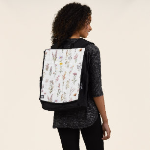 Colourful Flowers, Wildflowers, Garden Flowers Backpack