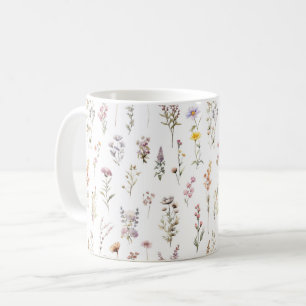 Colourful Flowers, Wildflowers, Garden Flowers Coffee Mug