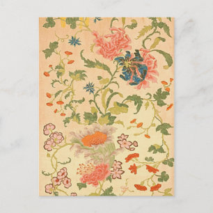 Colourful Flowers Wonderland Postcard