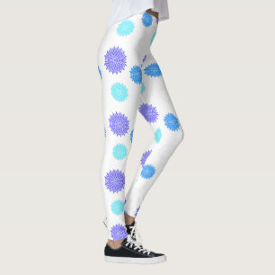 Colourful Flowers Yoga  Leggings