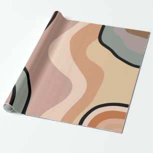 Colourful Fluid Abstract Art Wrapping Paper