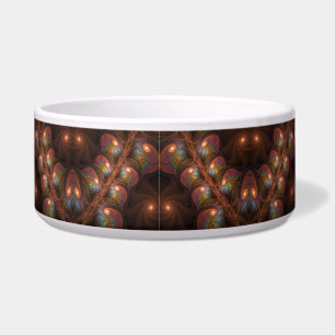 Colourful Fluorescent Abstract Trippy Brown Fracta