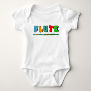 Colourful Flute Baby Bodysuit