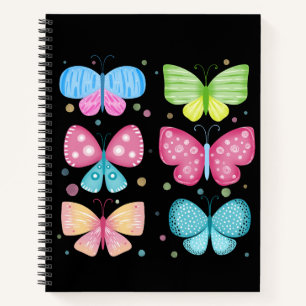 Colourful Flutter Friends Notebook
