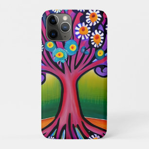 Colourful Folk Art Style Whimsical Tree   Case-Mate iPhone Case