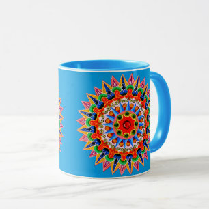 Colourful Folklore Design Mug