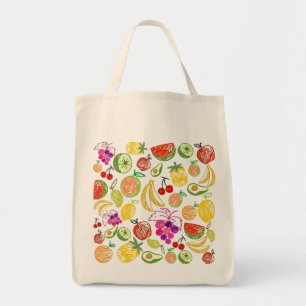 Colourful Foods Re-useable Canvas Grocery Bag