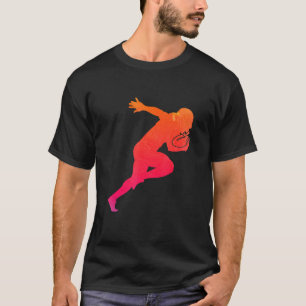 Colourful Football Player Coach Kids Boys Men Girl T-Shirt