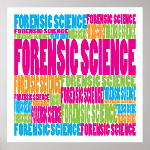 Colourful Forensic Science Poster
