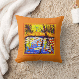 Colourful Forest Swamp. Buy Now Cushion
