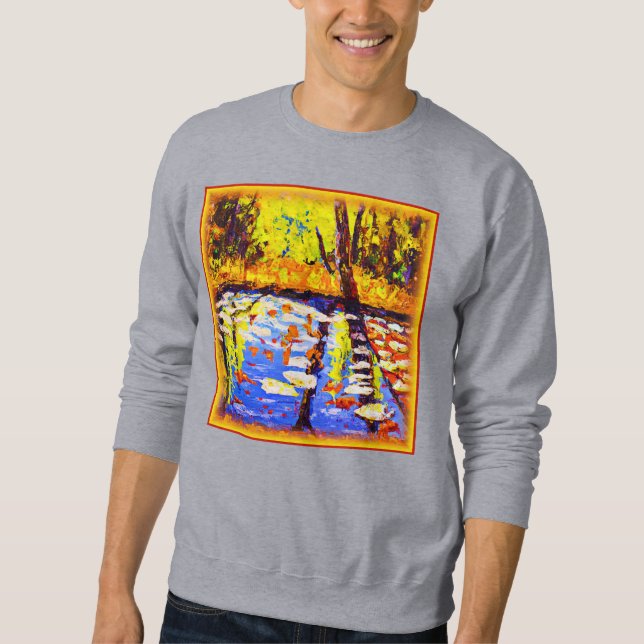 Colourful Forest Swamp. Buy Now Sweatshirt (Front)