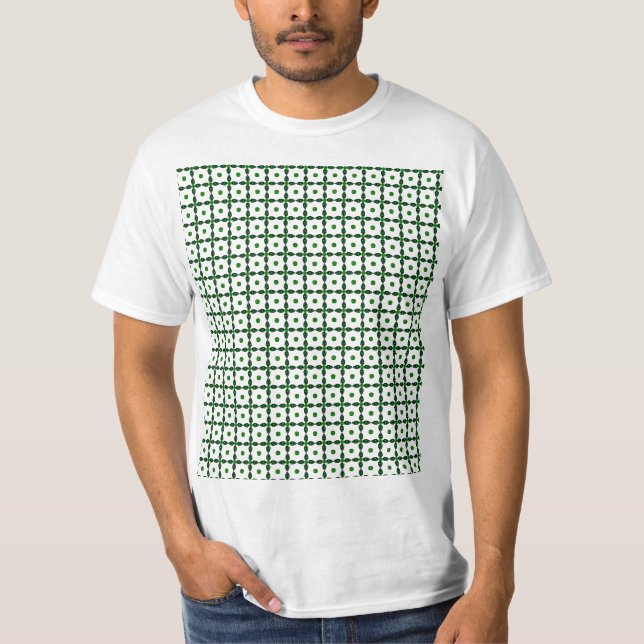 Colourful Four-Leaf  T-Shirt (Front)