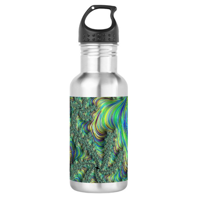 Colourful Fractal 532 Ml Water Bottle (Front)