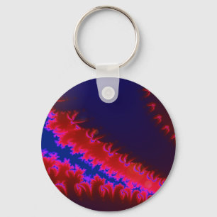 Colourful fractal key ring