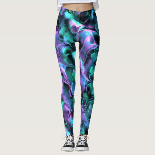 Colourful Fractal Leggings