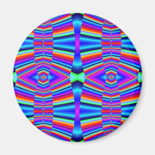 Colourful fractal magnet