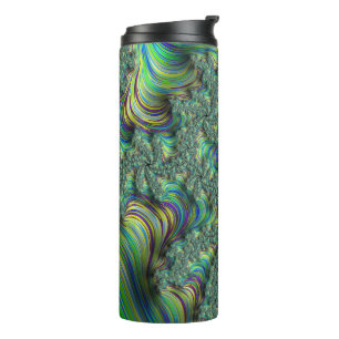 Colourful Fractal Thermal Tumbler